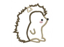 Stickdatei - Igelchen Satin Appli